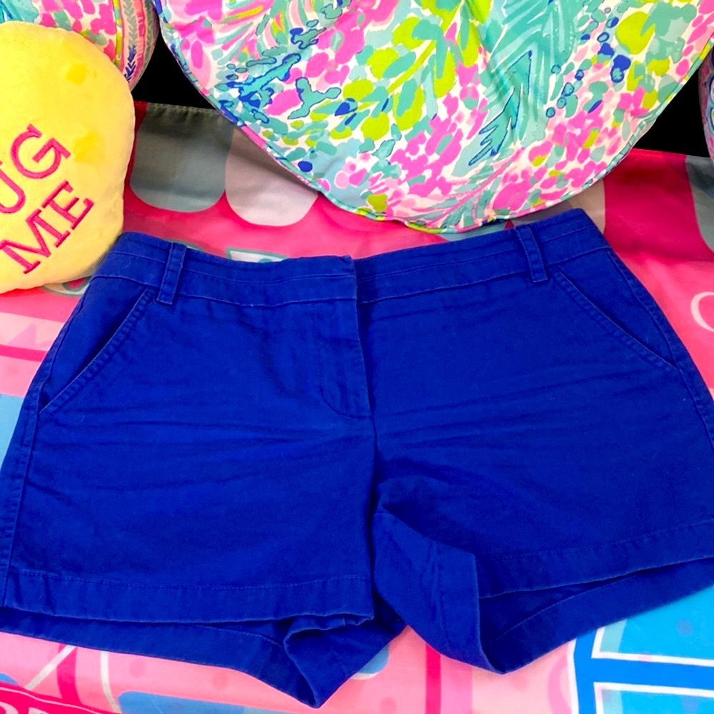 J. Crew chino shorts blue or green